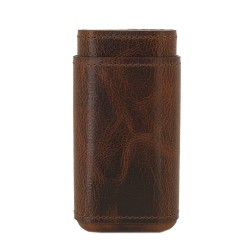 Πουροθήκη για 3 Πούρα Cognac Leather Antique 813009